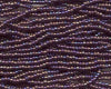 11/0 Czech Seed Beads, 1 Hank - Purple Rainbow AB Transparent