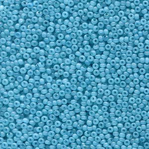 11/0 Czech Seed Beads, 1 Hank - Pony Trader Blue Opal