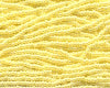 11/0 Czech Seed Beads, 1 Hank - Yellow Pearl