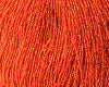 11/0 Czech Seed Beads, 1 Hank - Orange Silver Lined