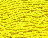 11/0 Czech Seed Beads, 1 Hank - Yellow Opaque