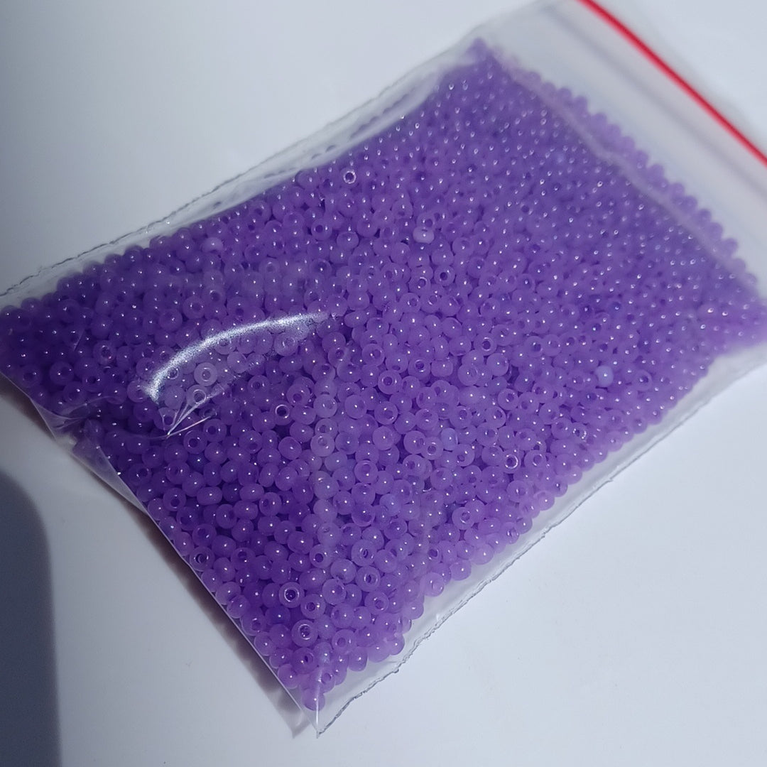 11/0 Czech Seed Beads, 1 Hank - Amethyst Opal