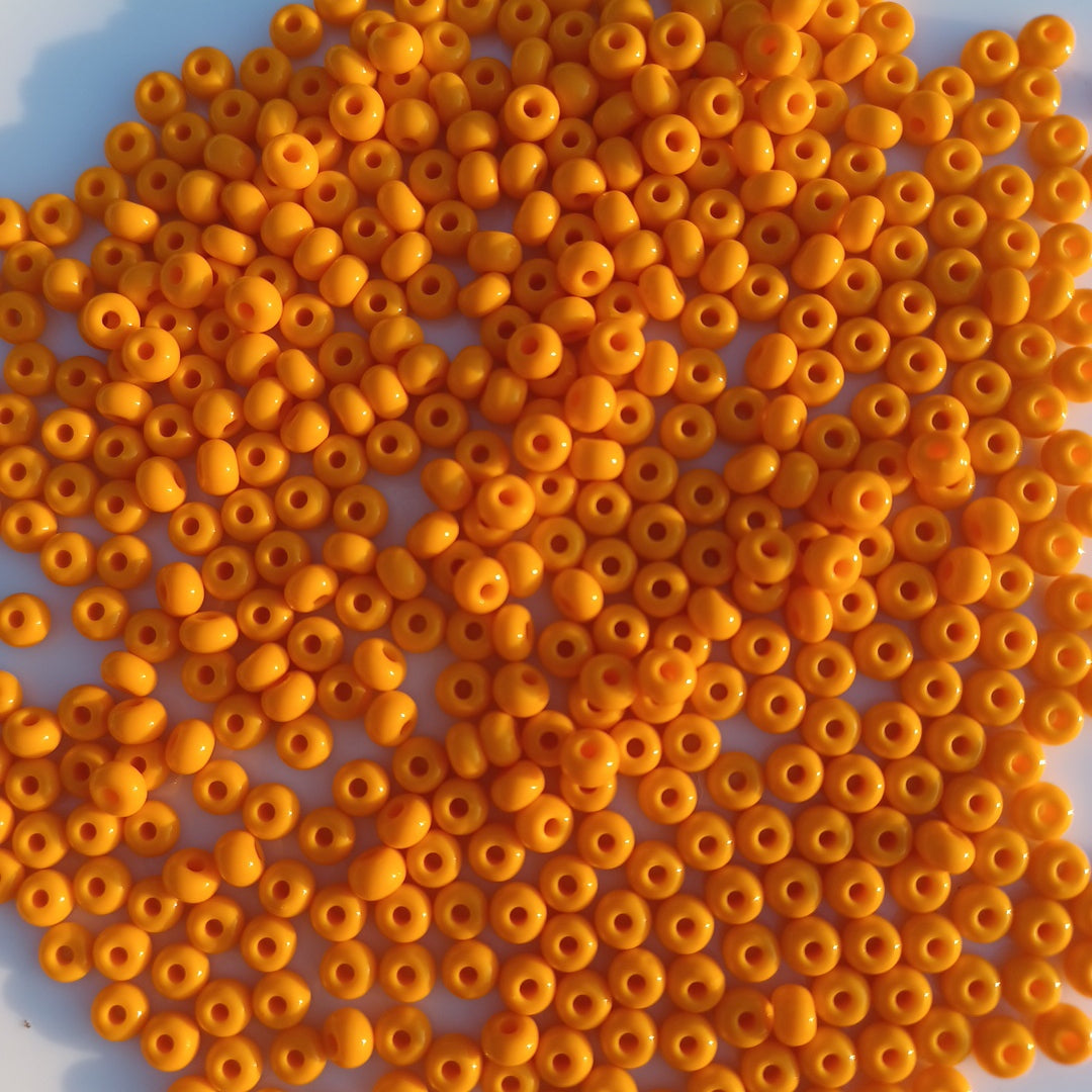 6/0 Pony Beads - Opaque Lt Orange