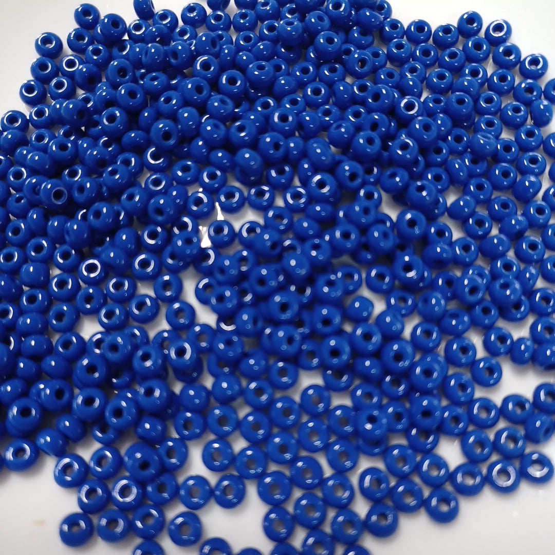 6/0 Pony Beads - Opaque Royal Blue