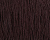 11/0 Czech Seed Beads, 1 Hank - Dk Brown Opaque
