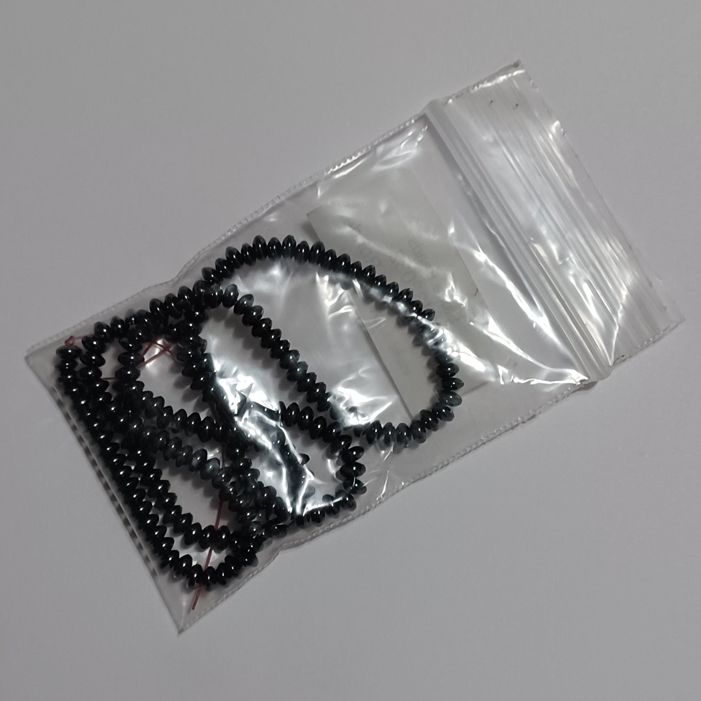 Hematite (manmade) 4mm Rondelle