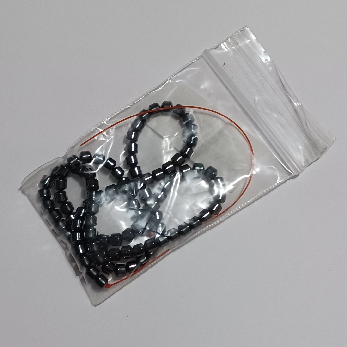 Hematite (manmade) 4mm Drum