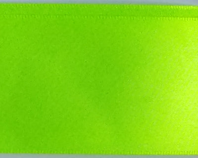 Satin Ribbon - Neon Yellow - 1 1/2"