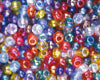 6/0 Pony Beads - Transparent Luster Mix