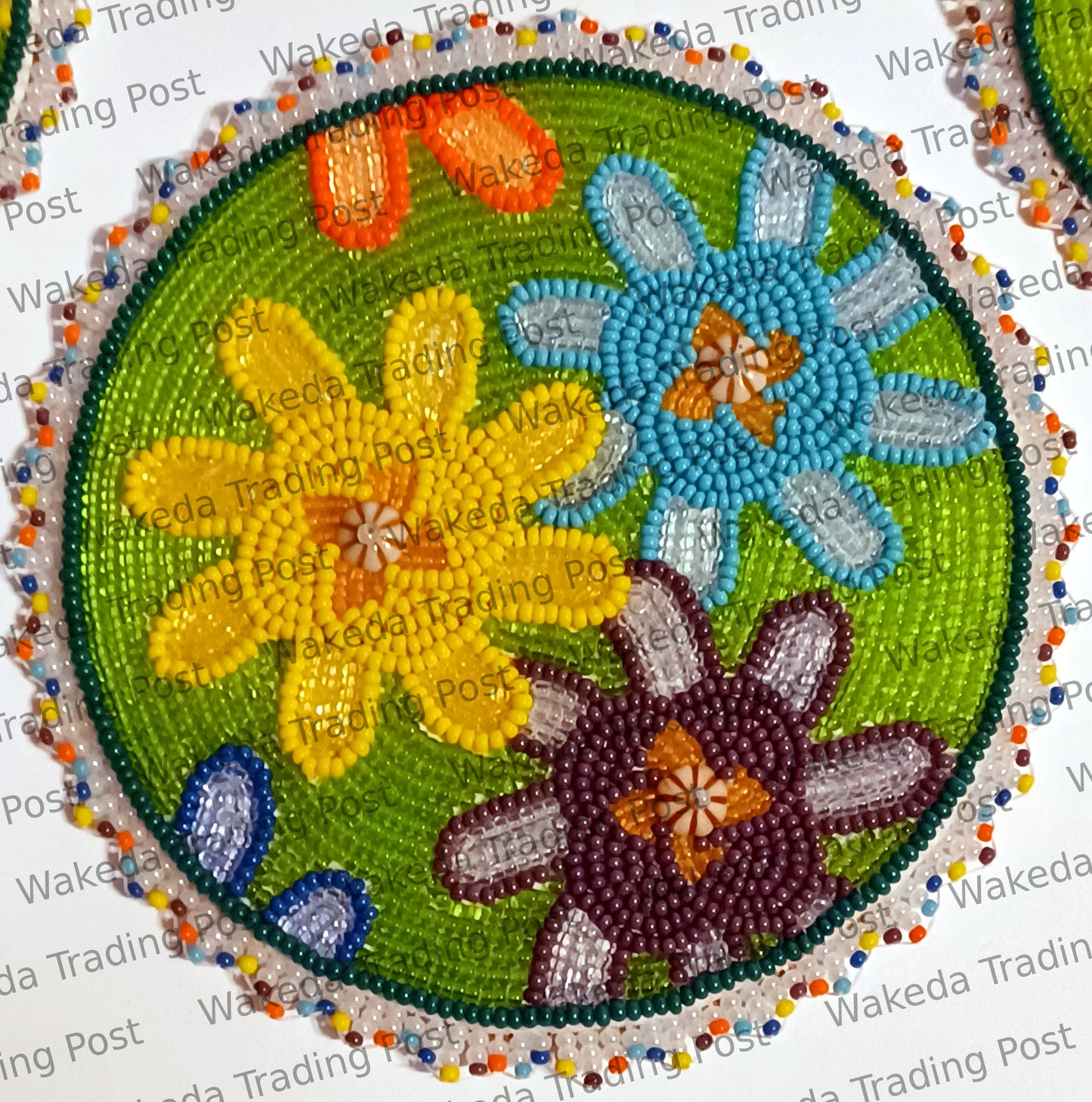 Colorful Flowers Beadwork Set