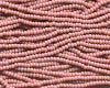 11/0 Czech Seed Beads, 1 Hank - Pink Opaque