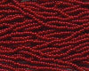 11/0 Czech Seed Beads, 1 Hank - Dk Red Opaque