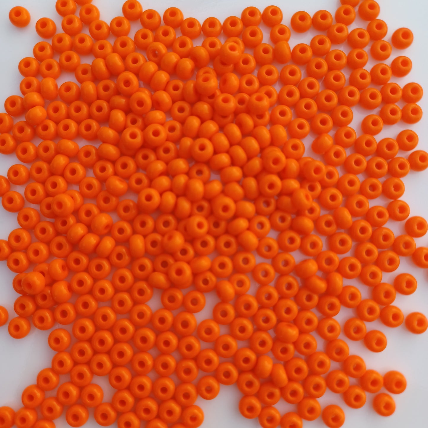 6/0 Pony Beads - Opaque Orange