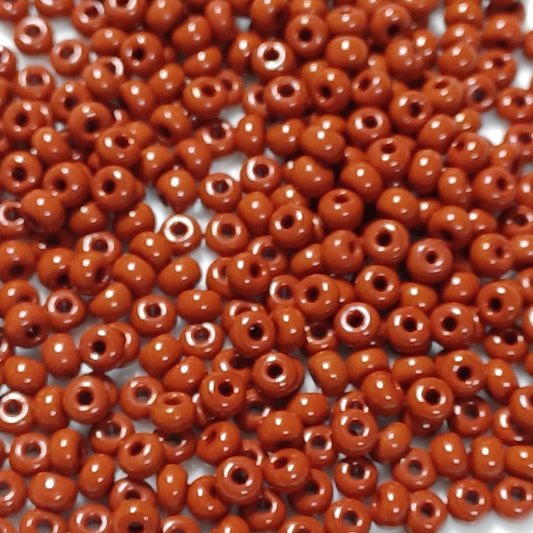 6/0 Pony Beads - Opaque Brown