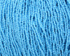 11/0 Czech Seed Beads, 1 Hank - Turq Blue Opaque