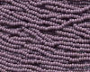11/0 Czech Seed Beads, 1 Hank - Purple Opaque