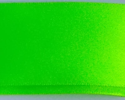 Satin Ribbon - Neon Green - 1 1/2"