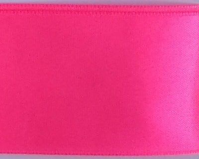 Satin Ribbon - Neon Pink - 1 1/2"