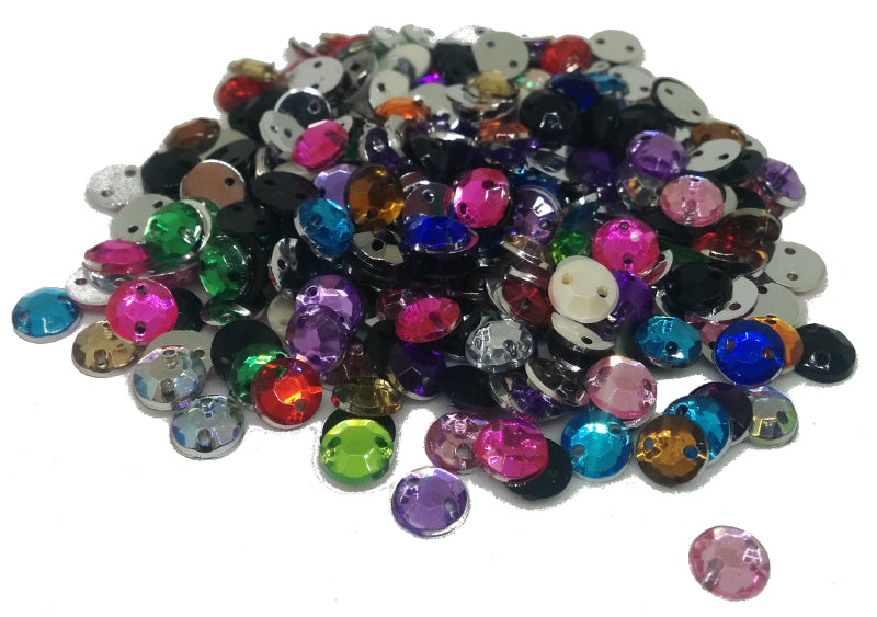 Sew On Rhinestone Beads - 6mm Crystal AB